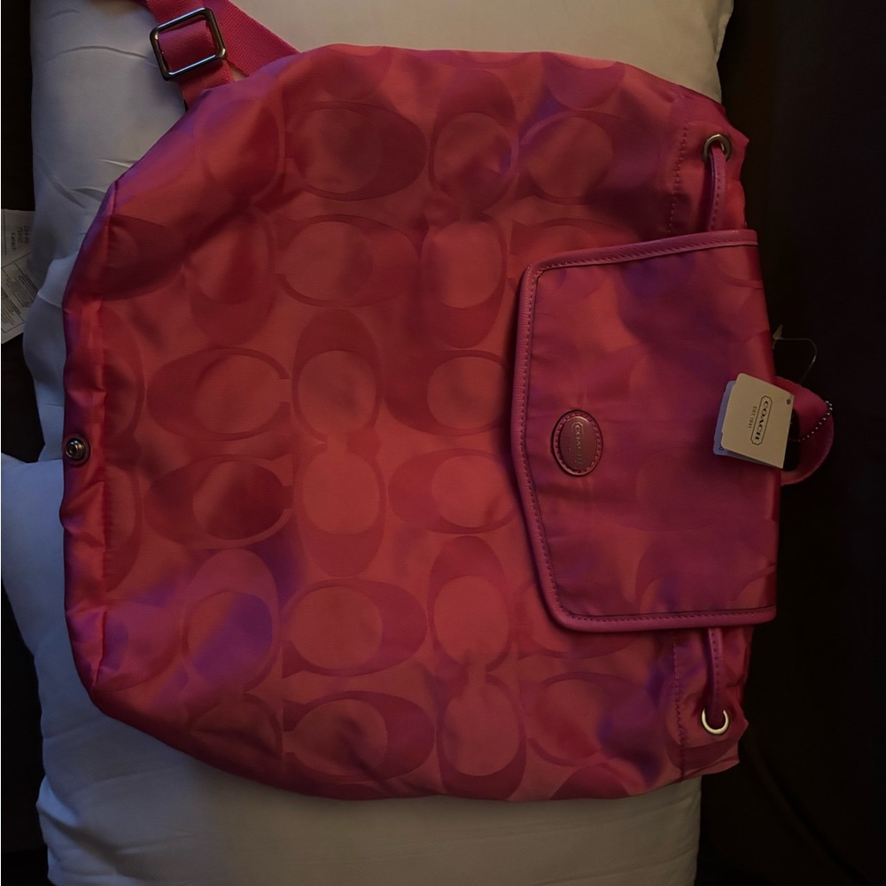 Coach Pink Women's Backpack - Picture 5 of 12